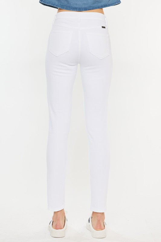 High Rise Ankle Skinny Jeans